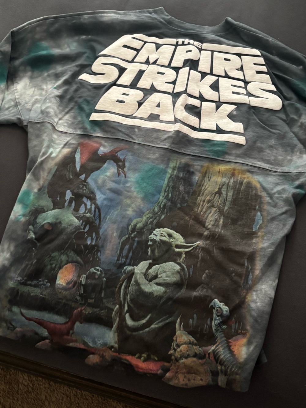 EUC Star Wars Tie Dye Empire Strikes Back 40th Anniversary Spirit Jersey Size S